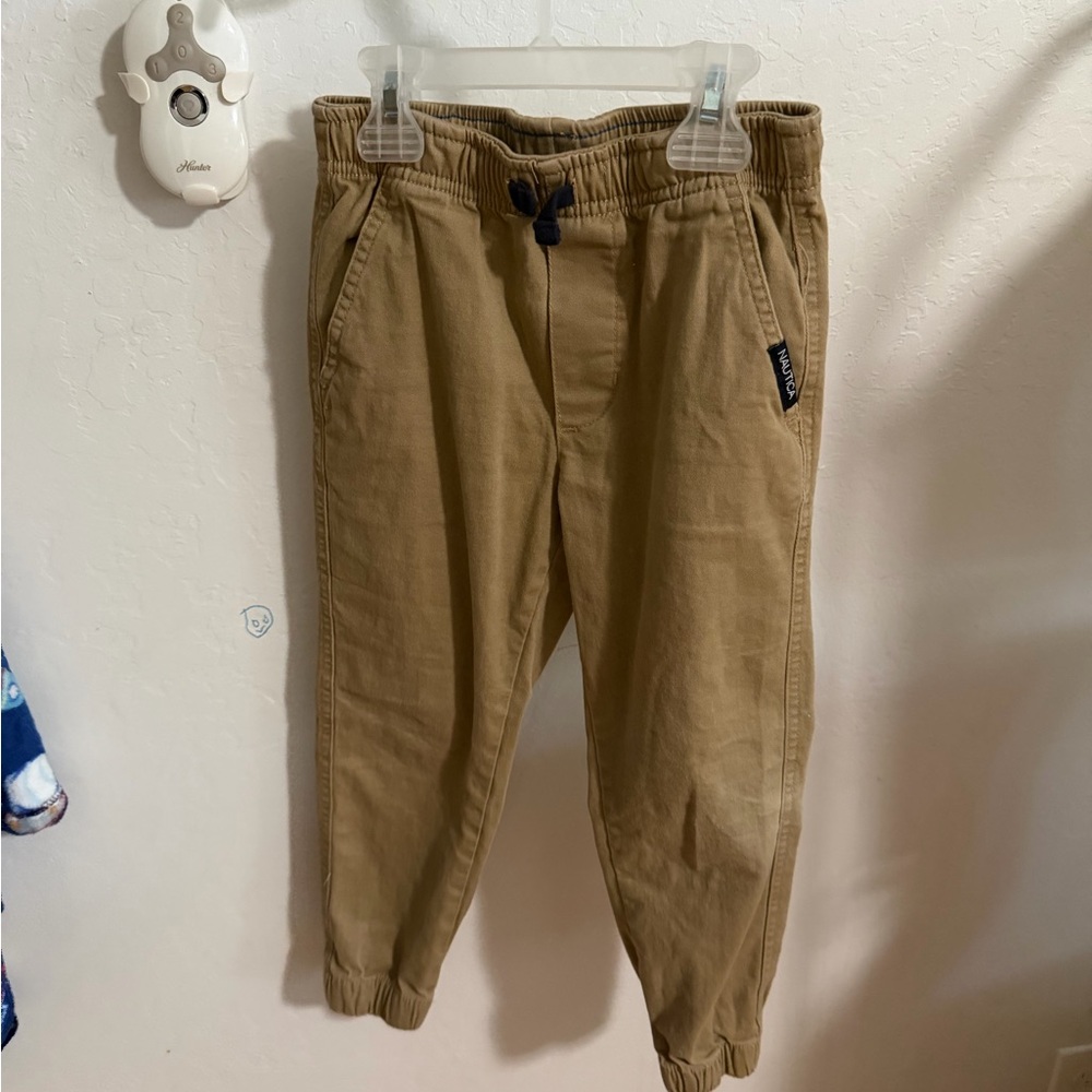 Nautica Tan Casual Kids Joggers